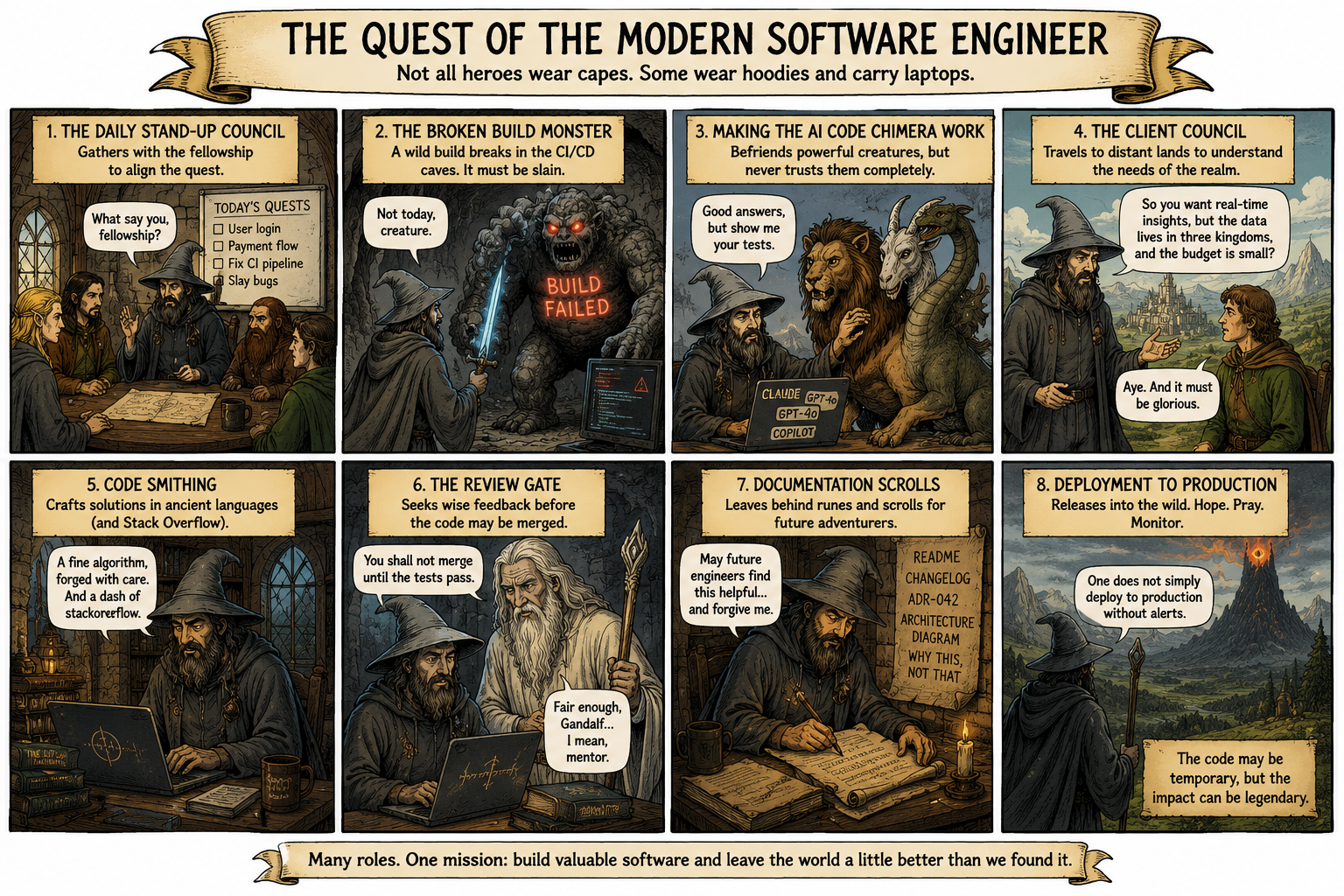 A perfectly ordinary day in software engineering